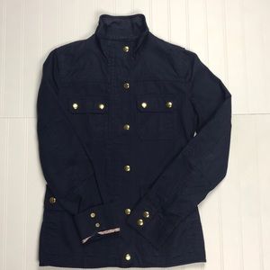 J. Crew XXS Relaxed Boyfriend Field Jacket Navy